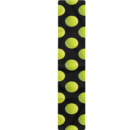 Tennis Balls Pattern Print Table Runner