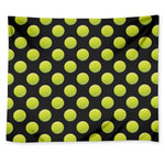 Tennis Balls Pattern Print Tapestry