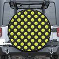 Tennis Balls Pattern Print Tire Cover