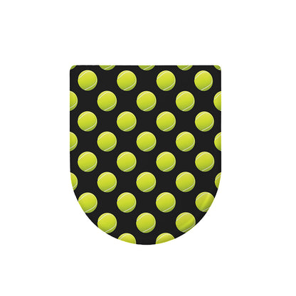 Tennis Balls Pattern Print Toilet Lid Cover
