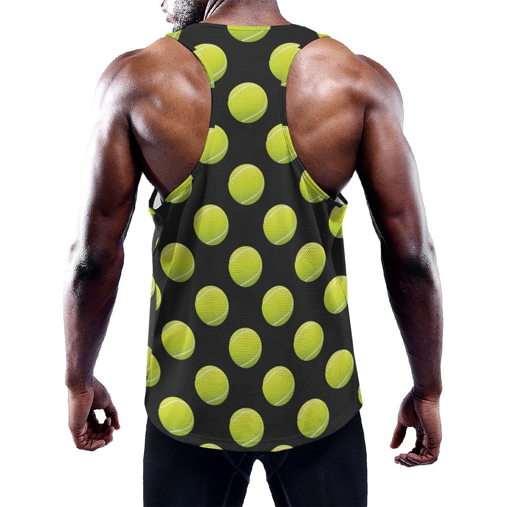 Tennis Balls Pattern Print Training Tank Top