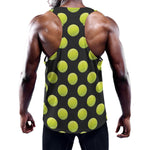 Tennis Balls Pattern Print Training Tank Top