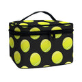 Tennis Balls Pattern Print Travel Makeup Bag