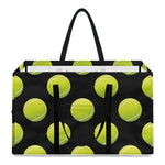 Tennis Balls Pattern Print Utility Tote Bag