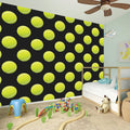 Tennis Balls Pattern Print Wall Sticker