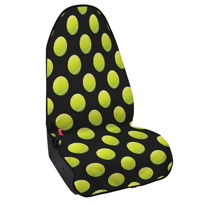 Tennis Balls Pattern Print Waterproof Car Seat Cover