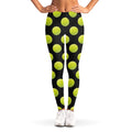Tennis Balls Pattern Print Women's Leggings
