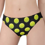 Tennis Balls Pattern Print Women's Panties