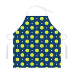 Tennis Sport Pattern Print Adjustable Apron