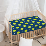 Tennis Sport Pattern Print Baby Crib Sheet