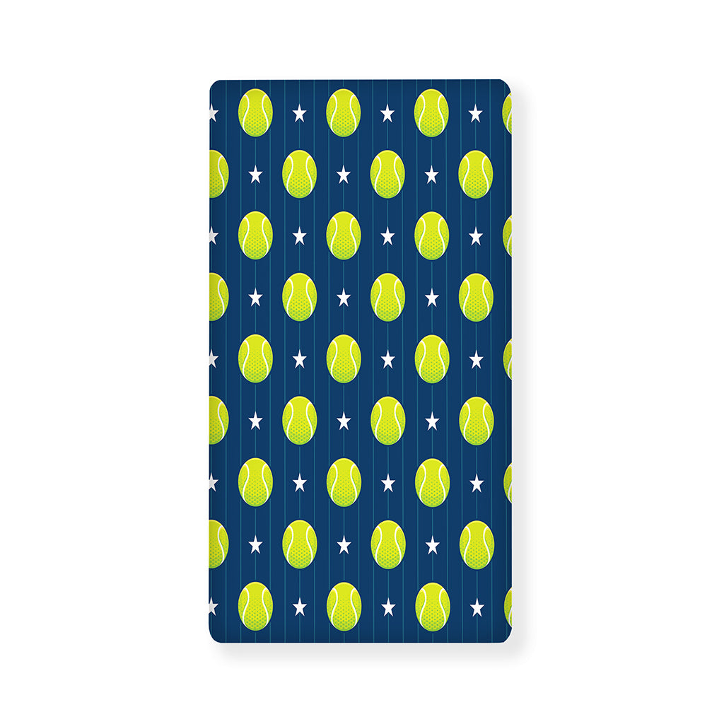 Tennis Sport Pattern Print Baby Crib Sheet
