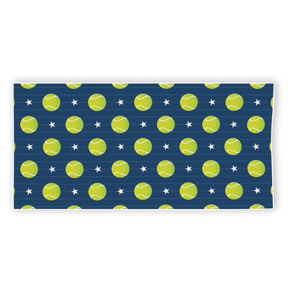 Tennis Sport Pattern Print Beach Towel
