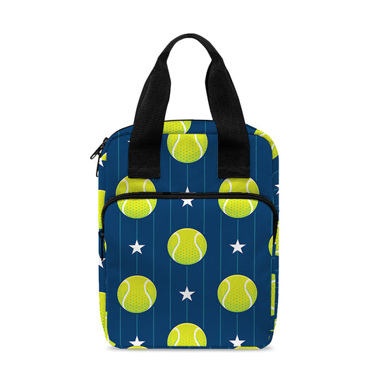 Tennis Sport Pattern Print Bible Tote Bag