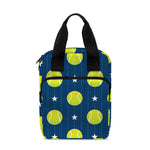 Tennis Sport Pattern Print Bible Tote Bag