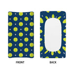Tennis Sport Pattern Print Changing Pad Cover