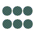 Tennis Sport Pattern Print Coaster Set