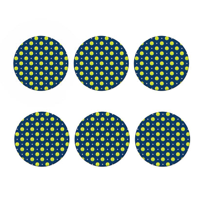 Tennis Sport Pattern Print Coaster Set