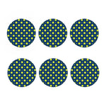 Tennis Sport Pattern Print Coaster Set