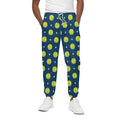 Tennis Sport Pattern Print Cotton Sweatpants