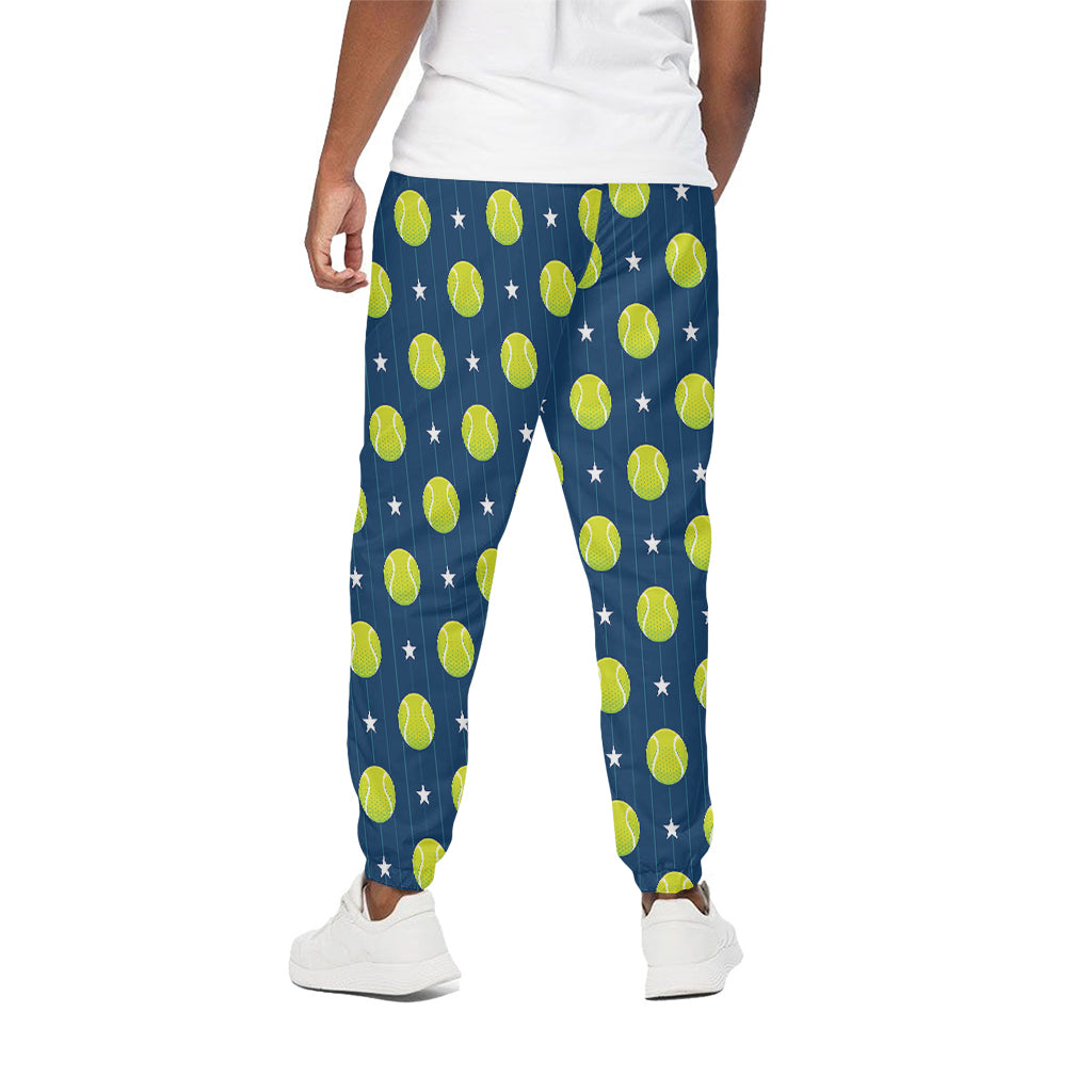 Tennis Sport Pattern Print Cotton Pants