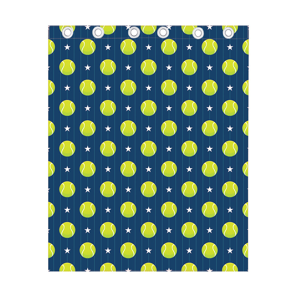 Tennis Sport Pattern Print Curtain