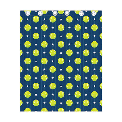 Tennis Sport Pattern Print Curtain