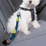 Tennis Sport Pattern Print Dog Seat Belt