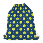 Tennis Sport Pattern Print Drawstring Bag