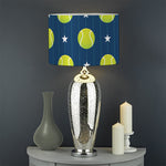 Tennis Sport Pattern Print Drum Lamp Shade