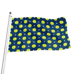 Tennis Sport Pattern Print Flag