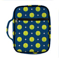 Tennis Sport Pattern Print Front Pocket Bible Bag