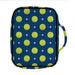 Tennis Sport Pattern Print Front Pocket Bible Bag