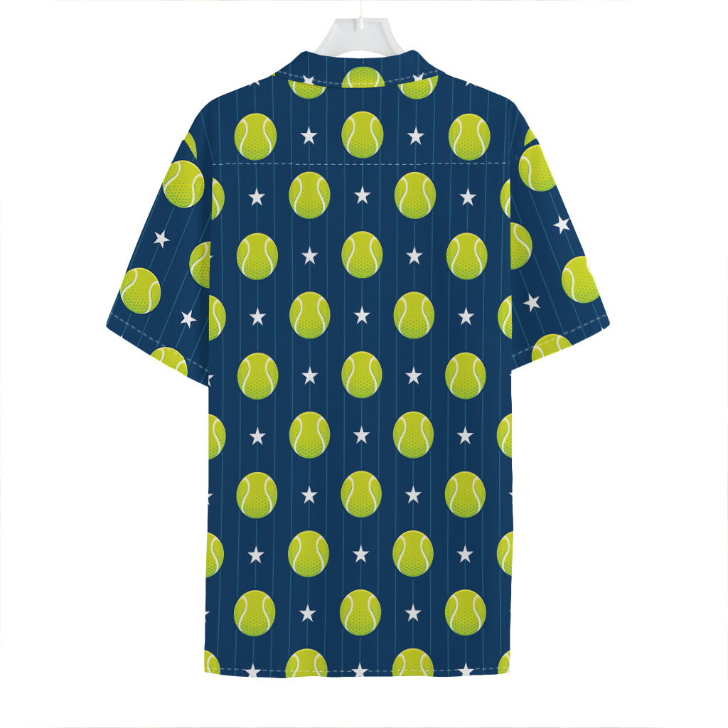 Tennis Sport Pattern Print Hawaiian Shirt