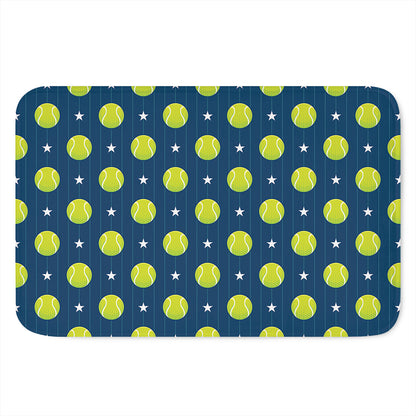 Tennis Sport Pattern Print Indoor Door Mat