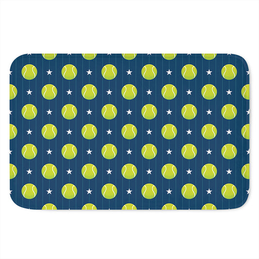 Tennis Sport Pattern Print Indoor Door Mat