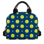 Tennis Sport Pattern Print Insulated Lunch Bag