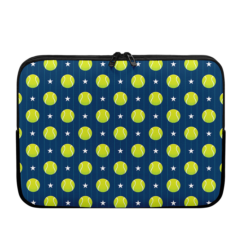 Tennis Sport Pattern Print Laptop Sleeve