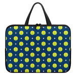 Tennis Sport Pattern Print Laptop Sleeve With Handle