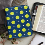 Tennis Sport Pattern Print Leather Bible Cover