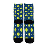 Tennis Sport Pattern Print Long Socks