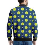 Tennis Sport Pattern Print Men's Bomber Jacket