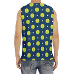 Tennis Sport Pattern Print Men's Fitness Tank Top
