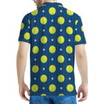 Tennis Sport Pattern Print Men's Polo Shirt