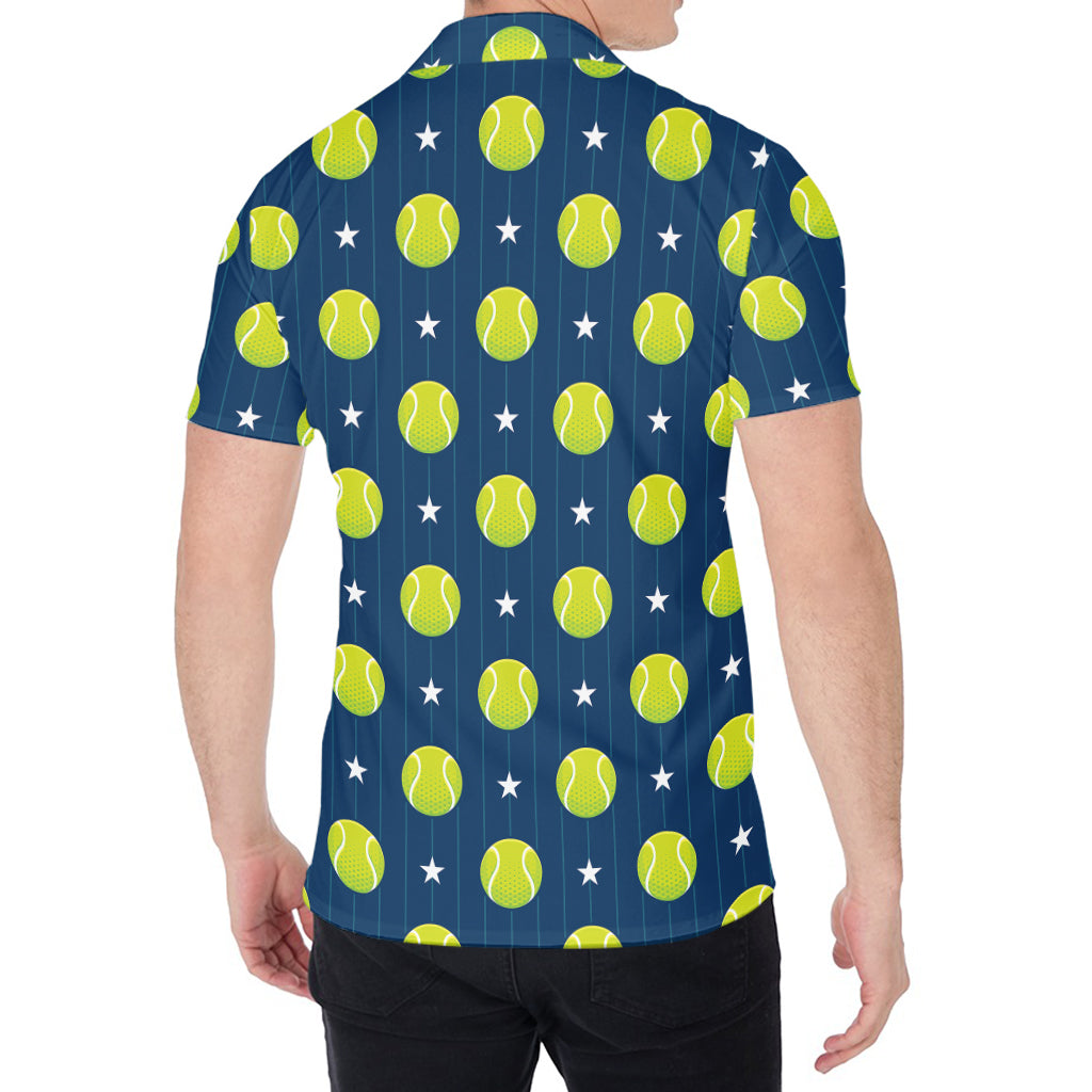 Tennis Sport Pattern Print Men's Shirt