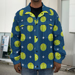 Tennis Sport Pattern Print Men's Shirt Jacket