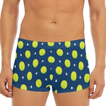 Tennis Sport Pattern Print Men's Short Boxer Briefs