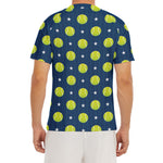 Tennis Sport Pattern Print Men's Short Sleeve Rash Guard