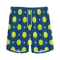 Tennis Sport Pattern Print Men's Athletic Shorts