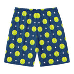 Tennis Sport Pattern Print Men's Swim Trunks