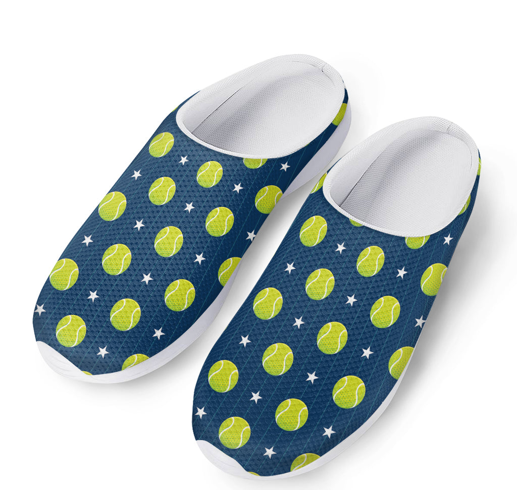 Tennis Sport Pattern Print Mesh Casual Shoes